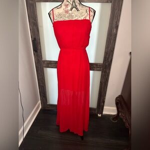 Reformation Vibrant Red Dress